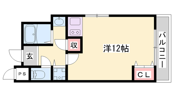 ウイングス神姫の物件間取画像